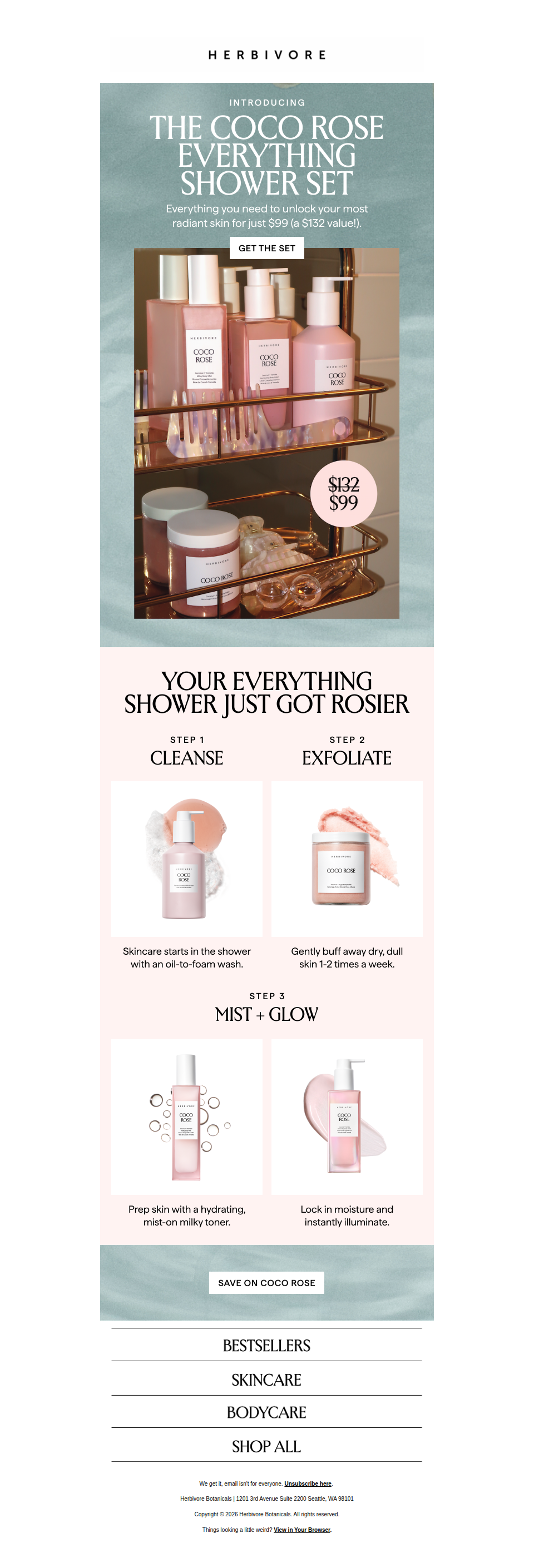 Upgrade your everything shower and save 🫧