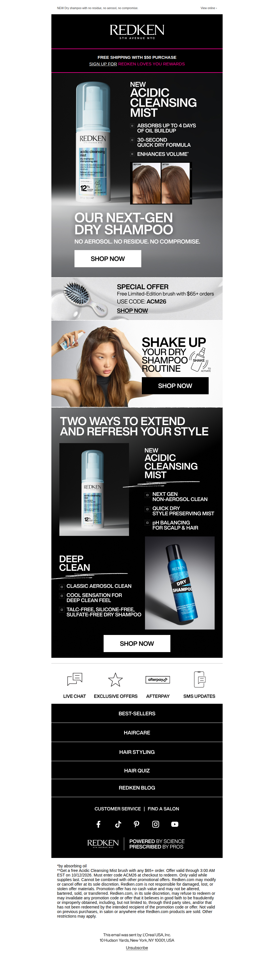 NEW Acidic Cleansing Mist
