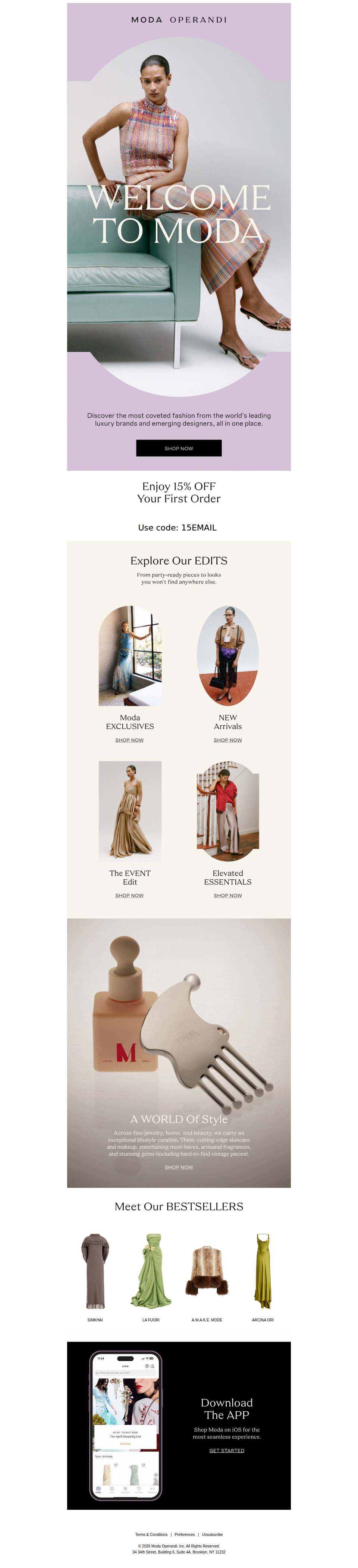 You're on the list—here's 15% off