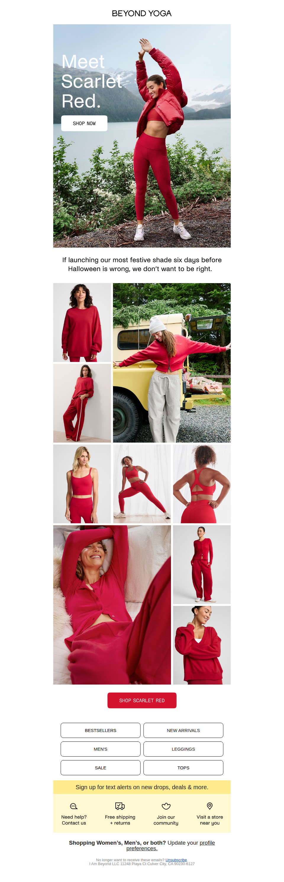 Scarlet Red Just Dropped ❤️