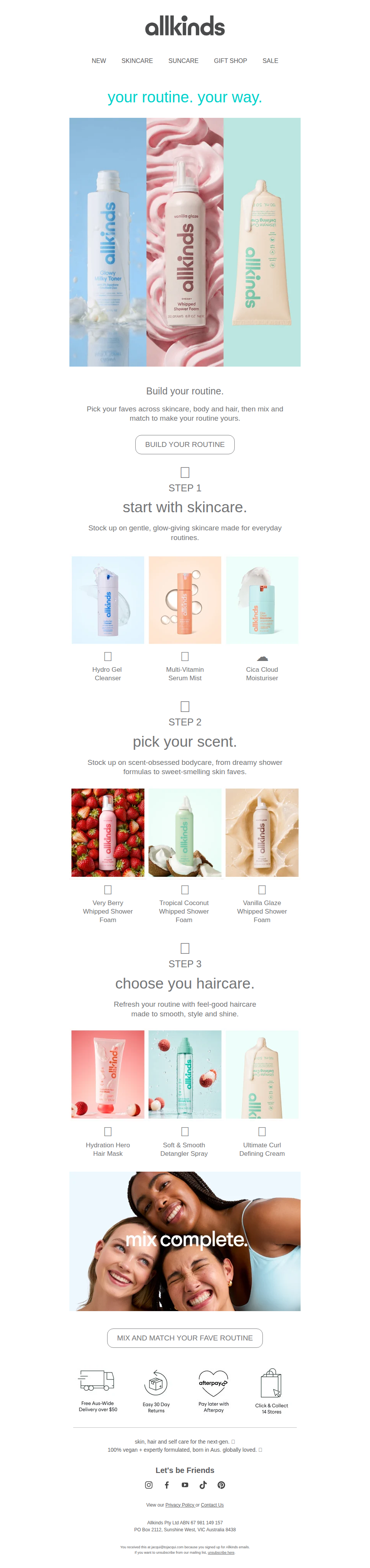 Mix, match, make it yours